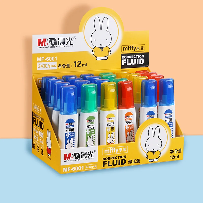 M&G12ml High Quality Correction Fluid Fast Drying Safe Non-toxic Durable Correction Pen Wholesale