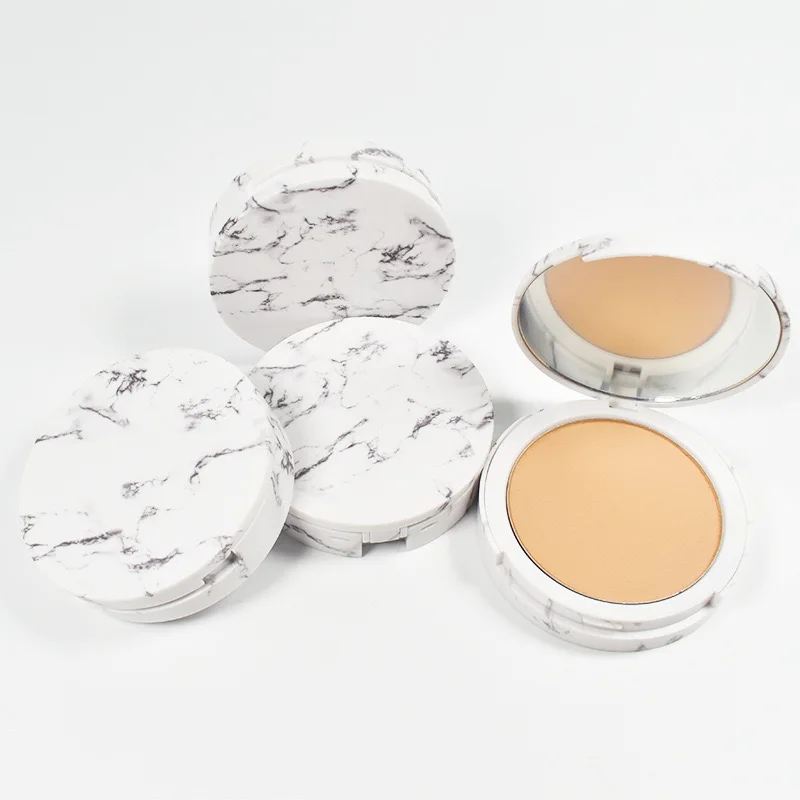 OEM Best Long Lasting Perfect Makeup Face Powder Foundation private Label Wholesale Pressed Powder  For All Skin