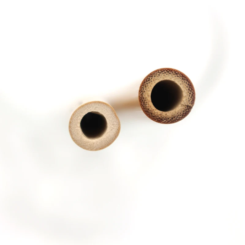 Eco friendly reusable natural color bamboo straws for drinking