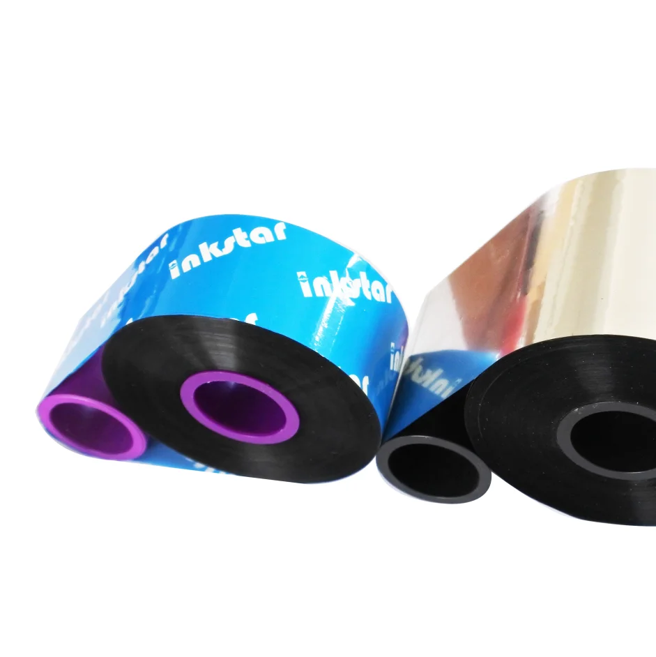 33mm Domino Markem linx videojet Coding Wax Resin Smartdate Hot ink Foil TTO Barcode Thermal Transfer Printer Ribbon