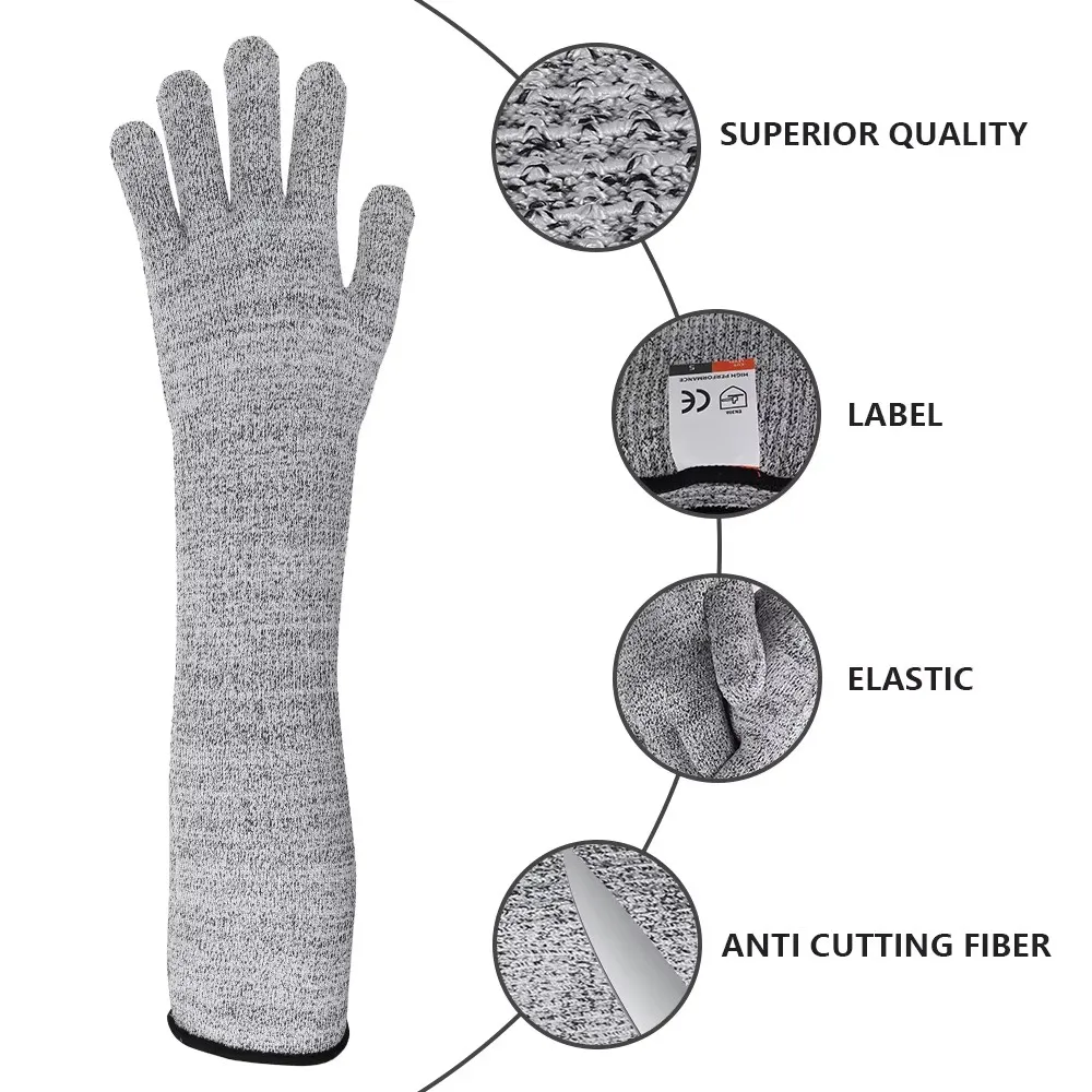 Cartridge wall gloves Animal handling Flexible breathable cut-resistant gloves bite and cut resistant