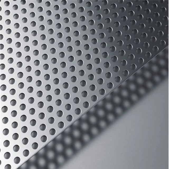 Low Price 1/4 1/2 inch Hole Stainless Steel Perforated Sheet Punched Metal Screen Wire Mesh