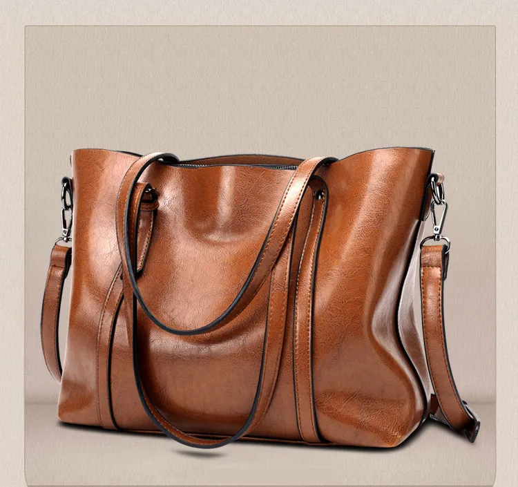Fashion Elegance Women Shoulder Bag Pu Leather Purse Large big capacity Designer Luxury Vegan Leather Tote Bag Hand Purse