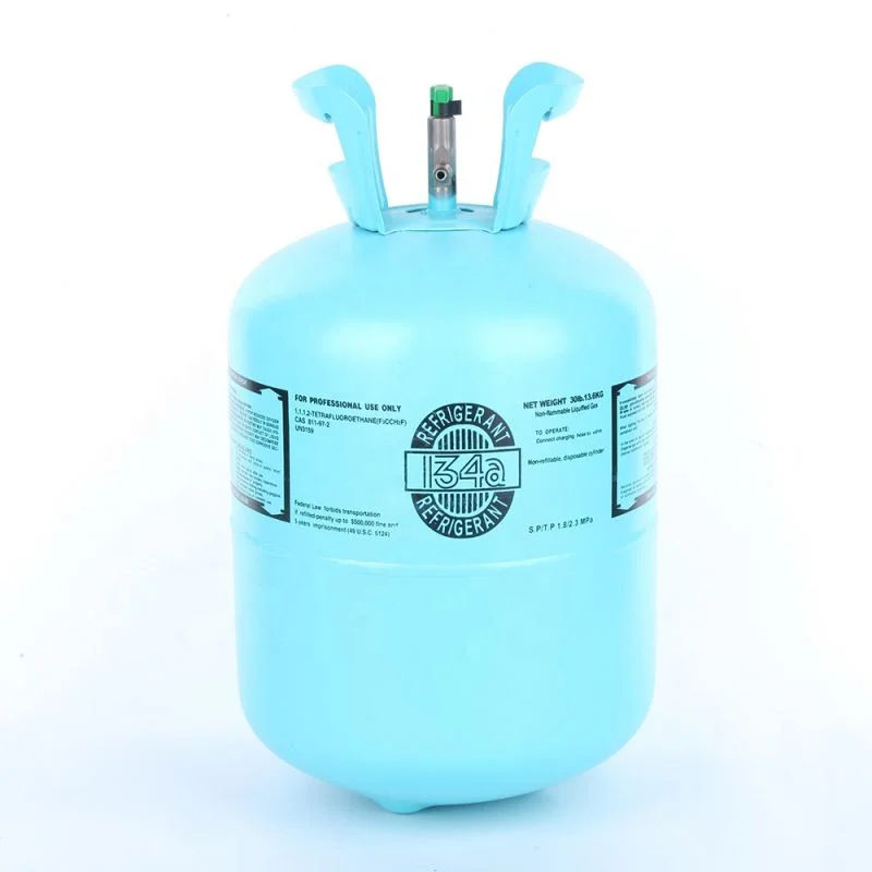 Manufacture Direct Refrigerant Gas R134a Gas Refrigerant R134a 13.6kg Refrigerant Gas Price For Sale Disposable Cylinder
