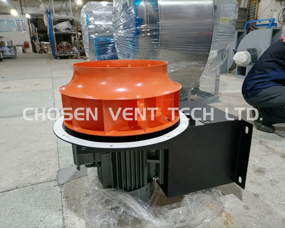 500mm 230V AC Backward Induced Draft Smoke Industrial Centrifugal Exhaust Fan