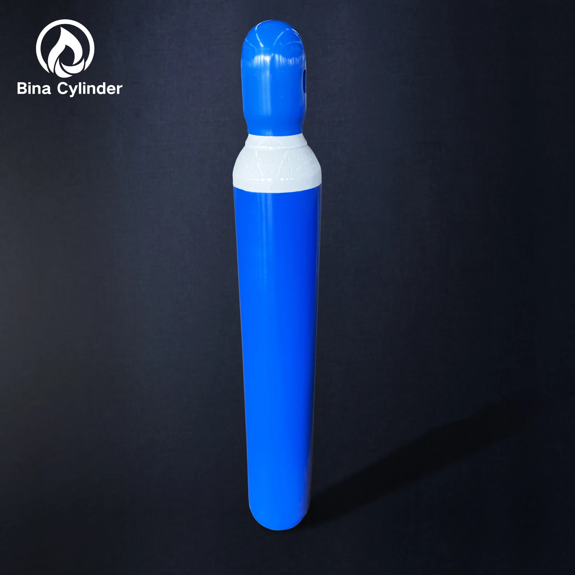 China Bina Factory direct sale 10L oxygen gas cylinder price