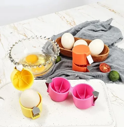 Hot Sale New Eggshell Cutter Egg Opener Shell Opener Steel Boiled Raw Egg Creative Kitchen Tool Egg shell Opener