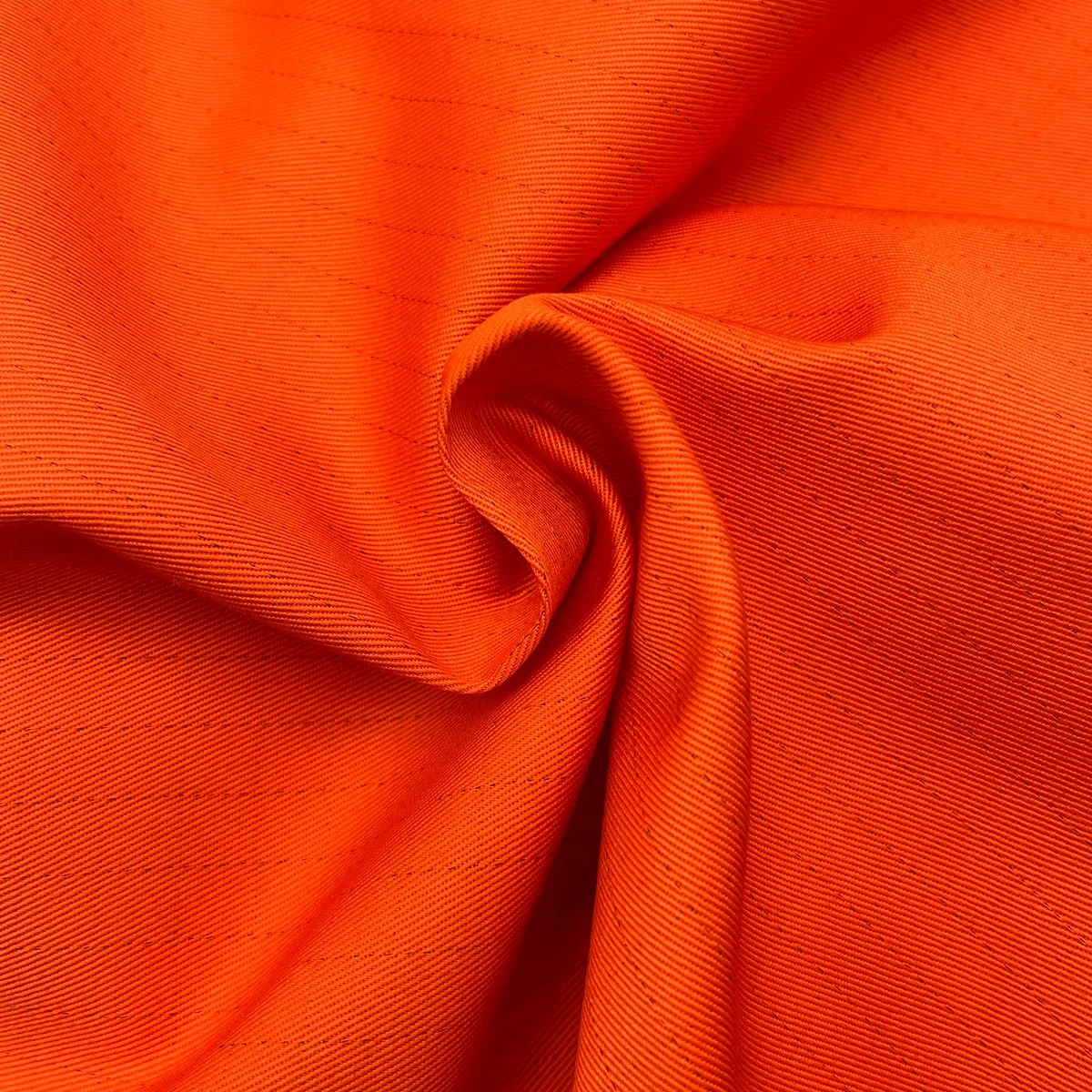 Textile fabric manufacturer supplier wholesale woven twill 100% cotton workwear FR flame fire retardant plaid anti-static fabric