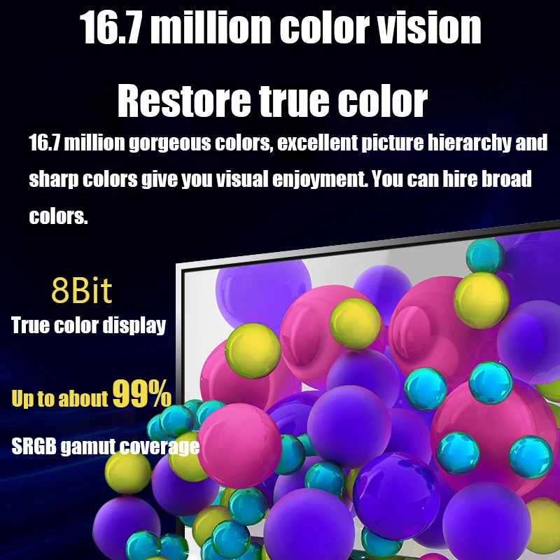 Monitor 24 gaming monitor 144hz High refresh monitor gaming pc screen Hd desktop esports Eat Chicken game LCD screen But hanging