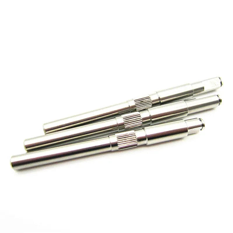 Lathe fine cutting stainless steel pin