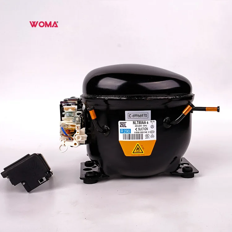 Zanussi Zel NLT53AA 57AA 61AA 66AA 75AA 80AA 86AA 93AA   220/240V/50Hz  R290 Refrigeration refrigerator compressor