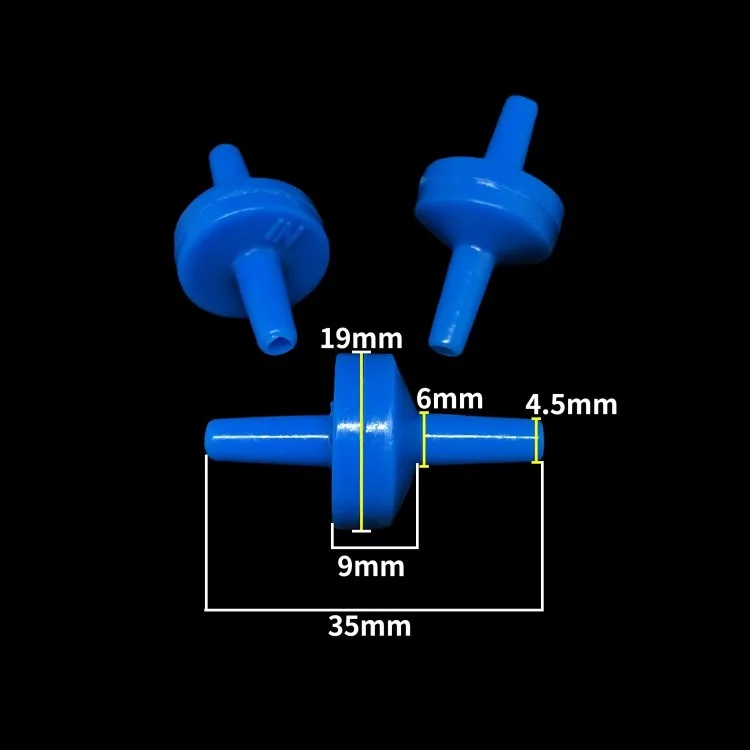 HiSin  Non return one way air small plastic mini valve aquarium