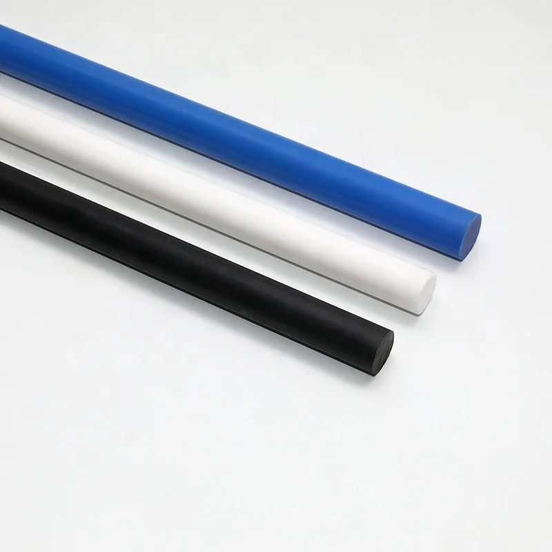 Wholesale low price pom bar grinded  pom stick purple derlin acetal black rod