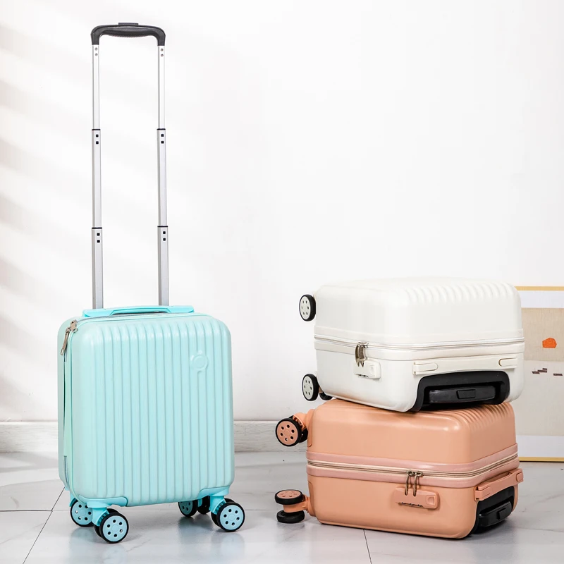 Carry on 14 inch luggage 20X30X40 case suitcase travel luggage set for outdoors traveling bags with wheels LOW moq