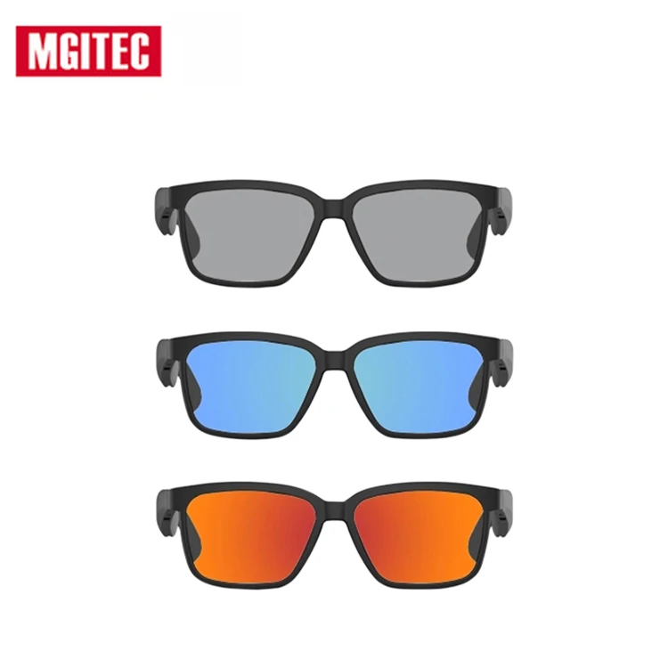MGITEC Wholesale smart bluetooth glasses outdoor smart audio sunglasses with speaker