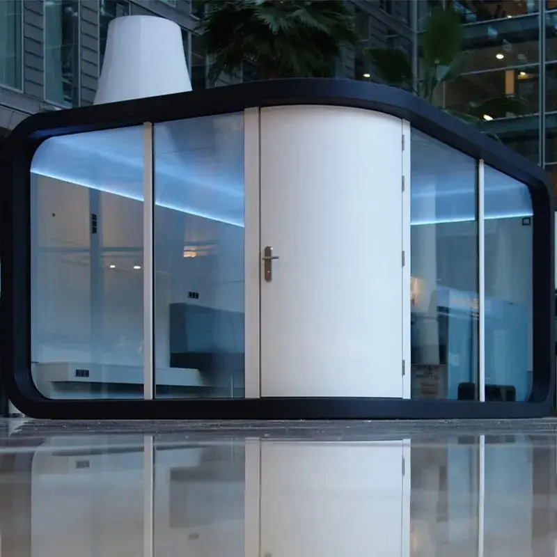 Modern Movable Convenient Soundproof Room Soundproof Glass Ooffice Dedicated Office Pod