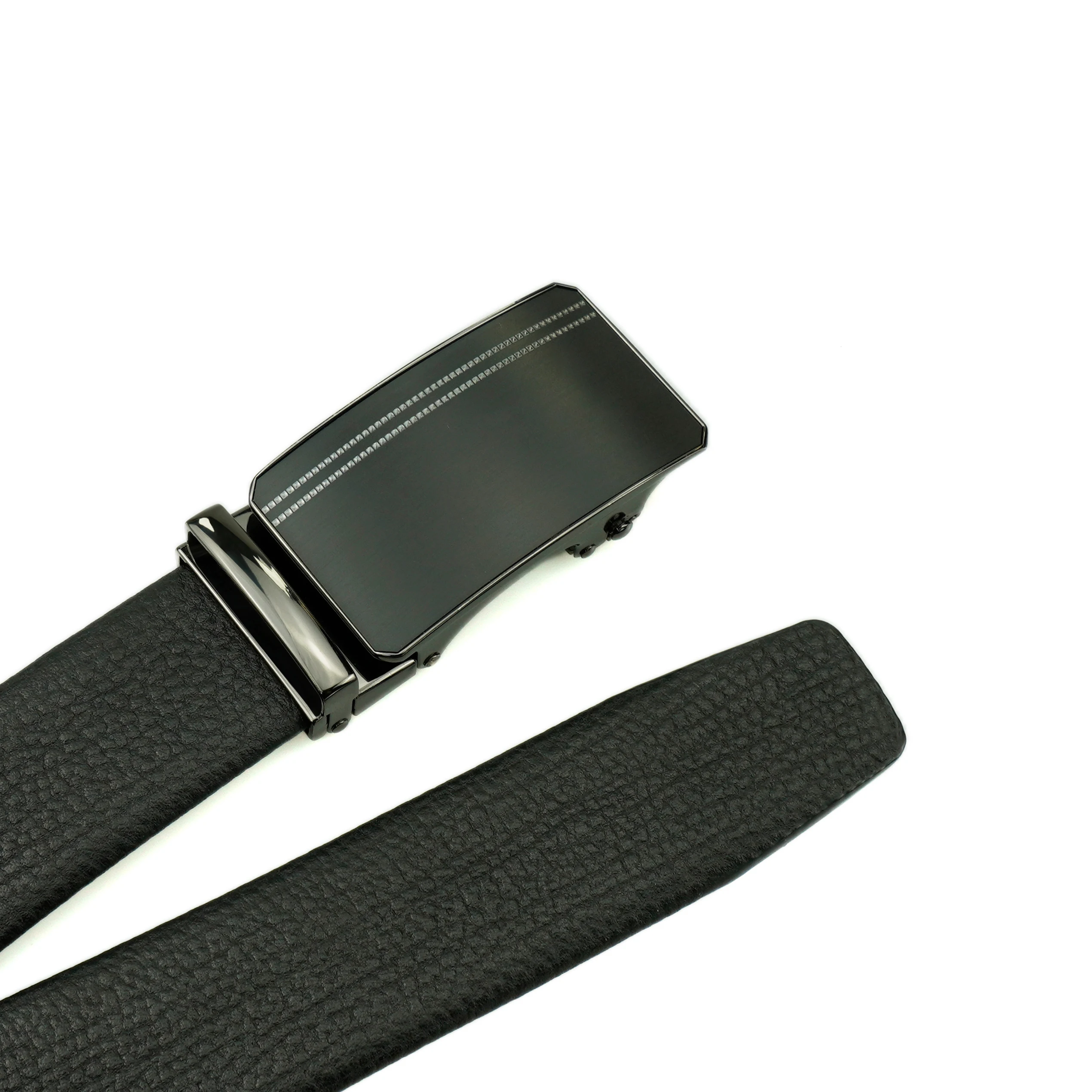 Manufacturer Customized High Quality Genuine Leather Cow Hide Designer Belts Men With Automatic Buckle