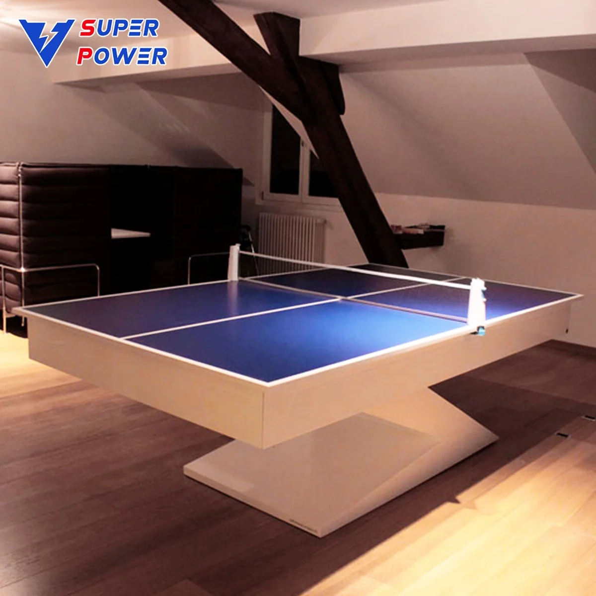 2020 Chaoli modern 8ft pool table 4 in 1 dining tennis board billiard table for sale