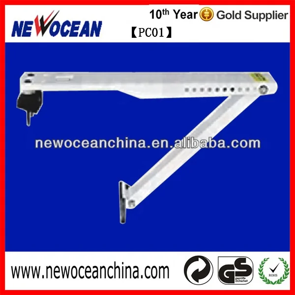 PC02 low power consumption high strength material wall mount stainless steel air conditioner bracket