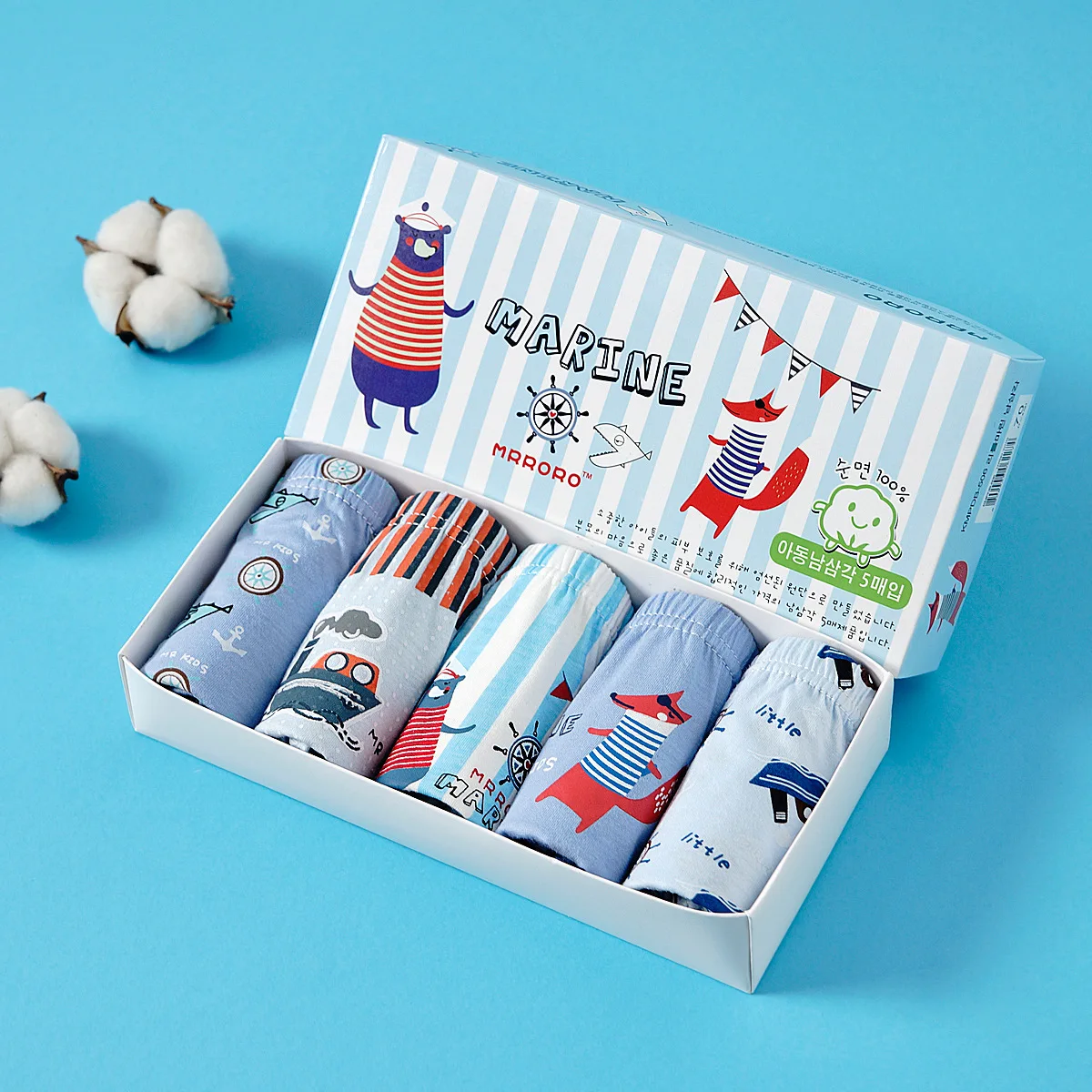 Funny Cartoon Cotton Kid Underwear Boy Under Wears Wholesale Sets Boys Underwears Kids for Children