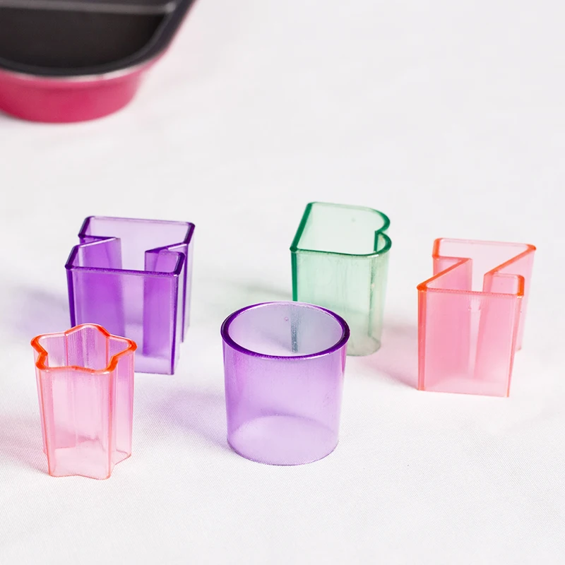 hot colorful plastic alphabet letter cookie cutter baking tool DIY biscuits mold