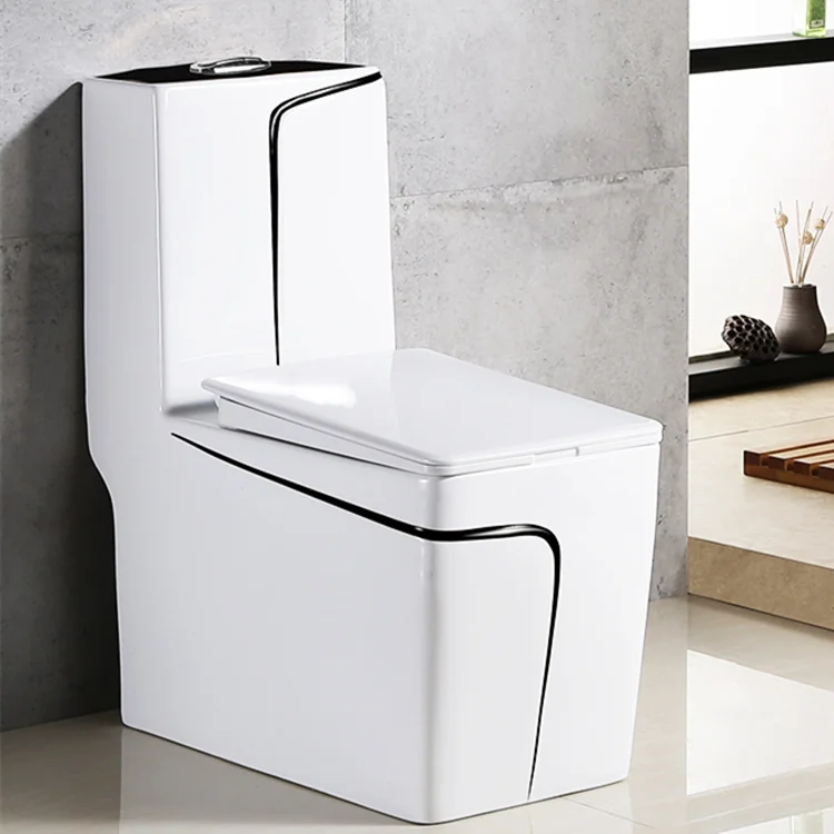 Factory direct sale reliable quality home free-standing one piece color toilet bowls
