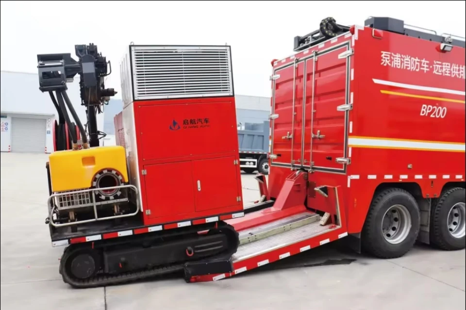 SINGLE-TRUCK REMOTE WATERSUPPLY PUMP PUMP FIRE TRUCK