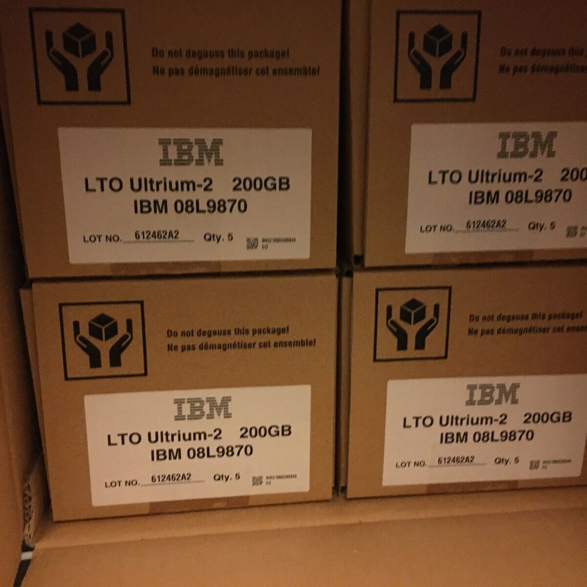 I BM LTO Ultrium-2 картриджная лента высокой емкости 200/400 ГБ 08L9870