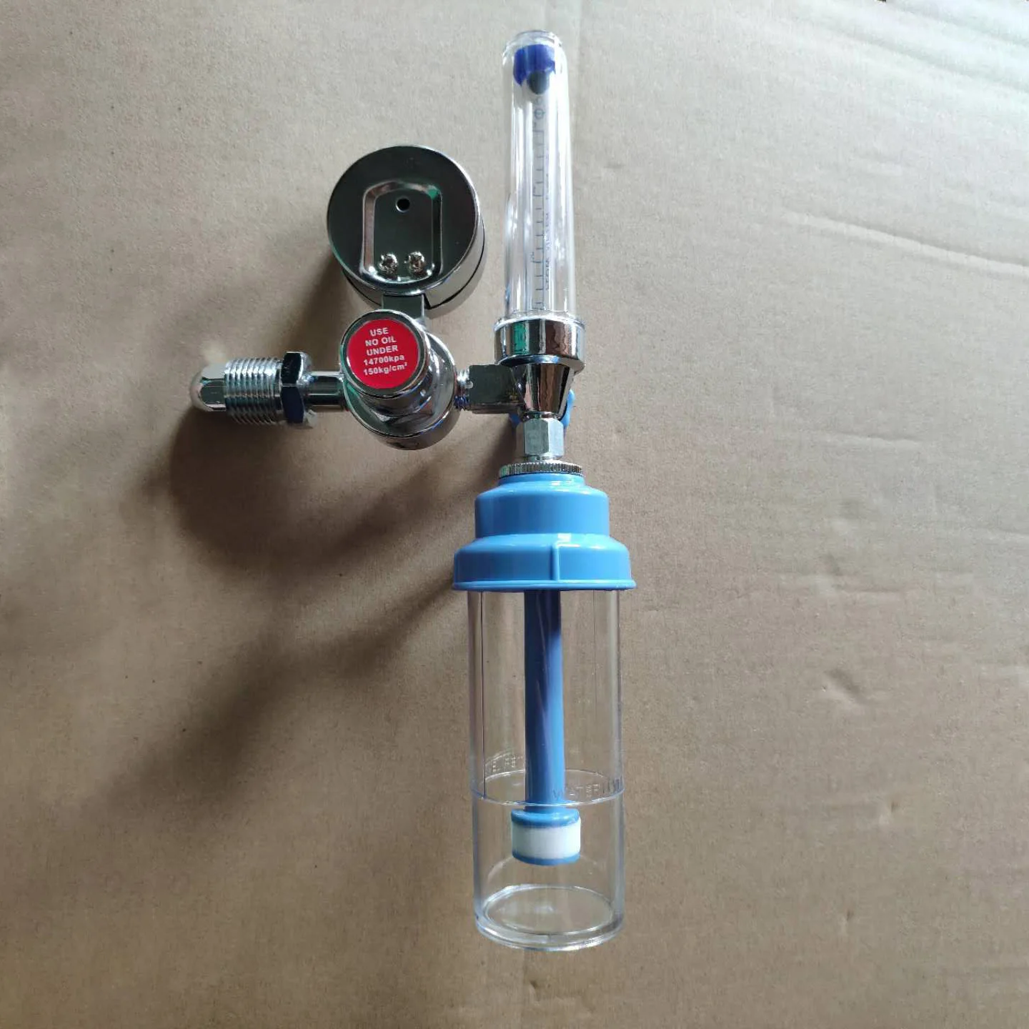 2023 NINGBO KangWei Brass Wholesale Price medical equipment oxygen pressure balancing valves regulator with conector