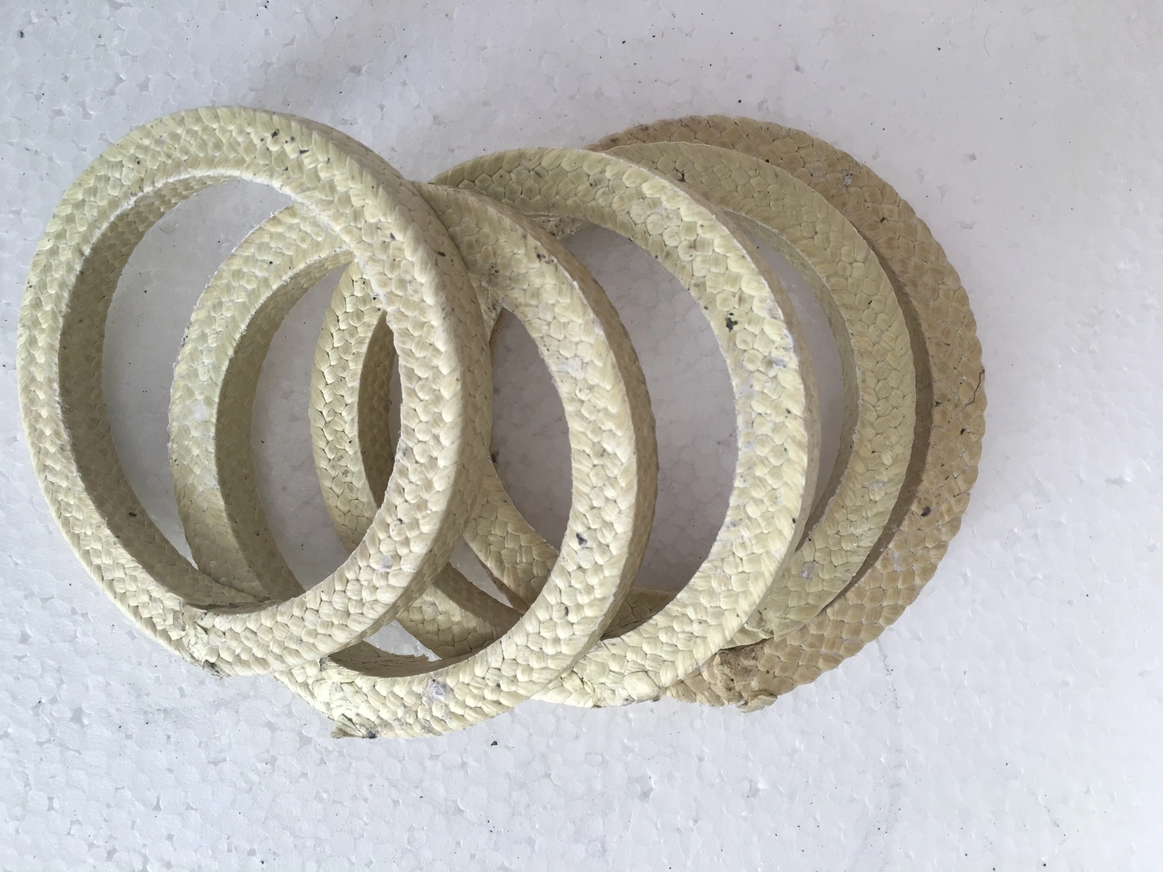 China Supplier Braided Aramid Fiber Braided Gland Packing For Water Pump Seal