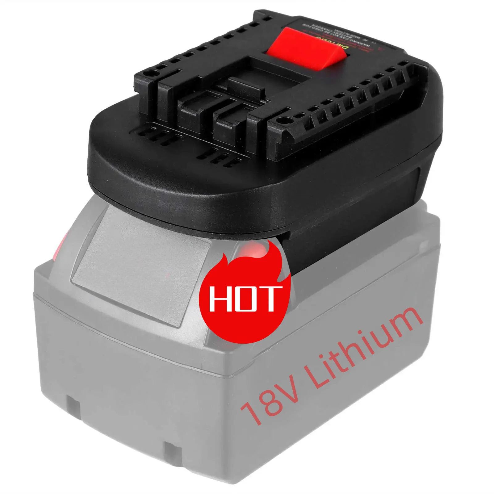 DM18BS Dewalts 18V 20V replacement for Max/Milwak-ee 18V Li-ion Battery Convert to for  Bosch 18V tools battery converter