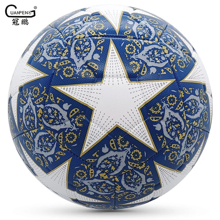 OEM / ODM Size 5 Official Soccer Balls PU Leather with Custom LOGO Football for Training Football