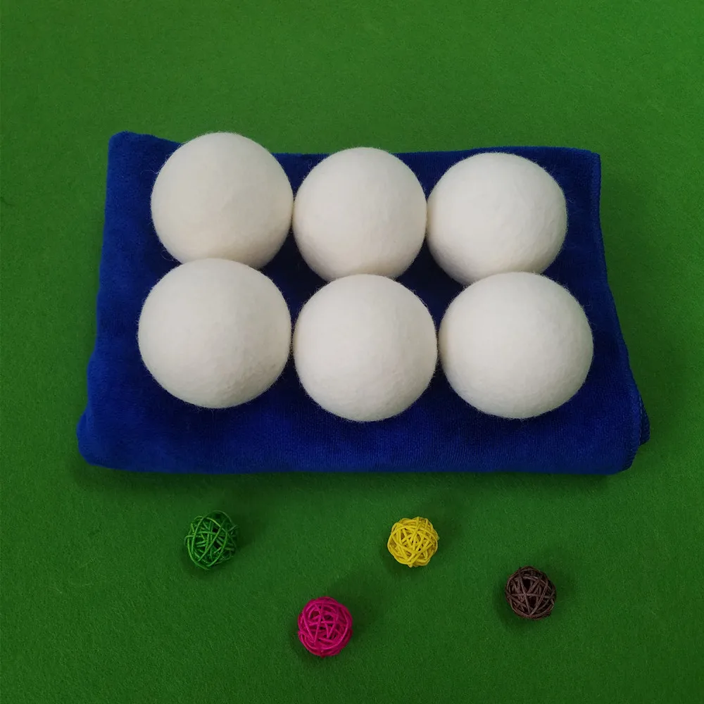 Handmade Organic New Zealand 100% wool dryer balls for laundries