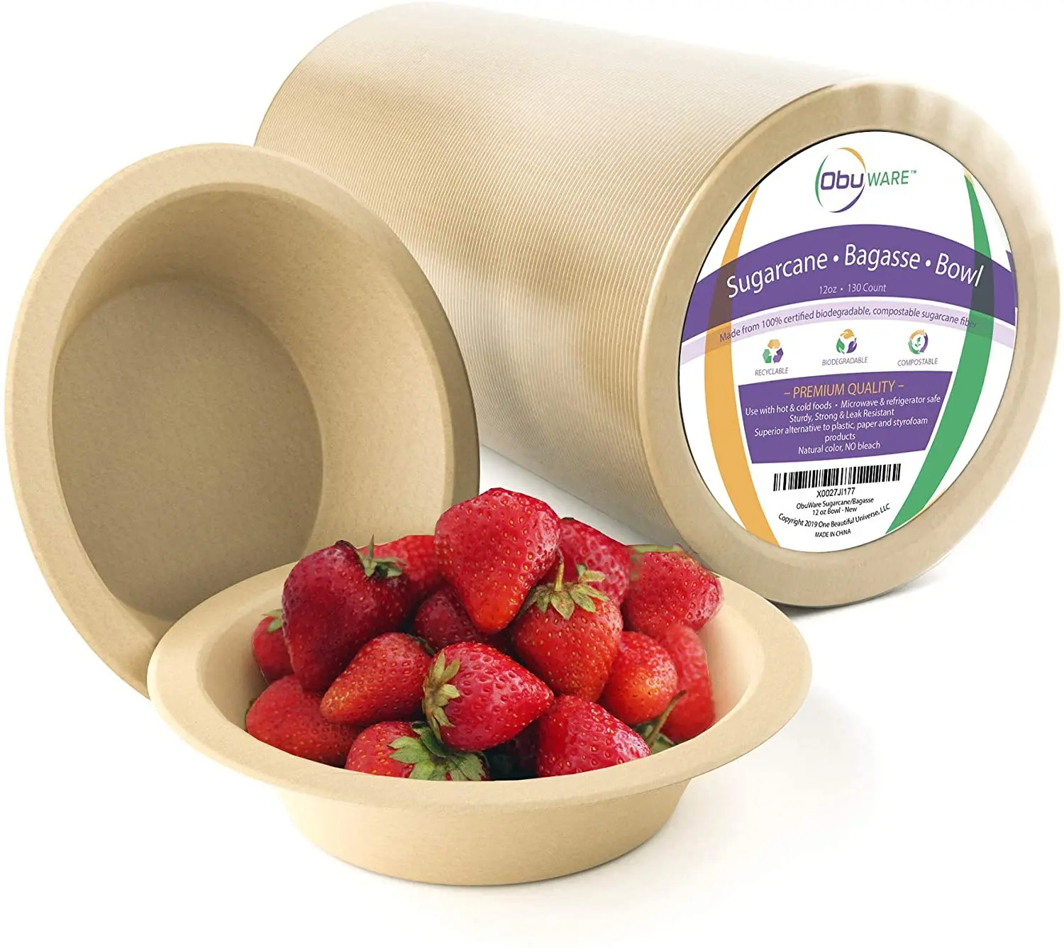 Disposable Take Away Kraft Paper Lunch Salad Fast Food Bowl