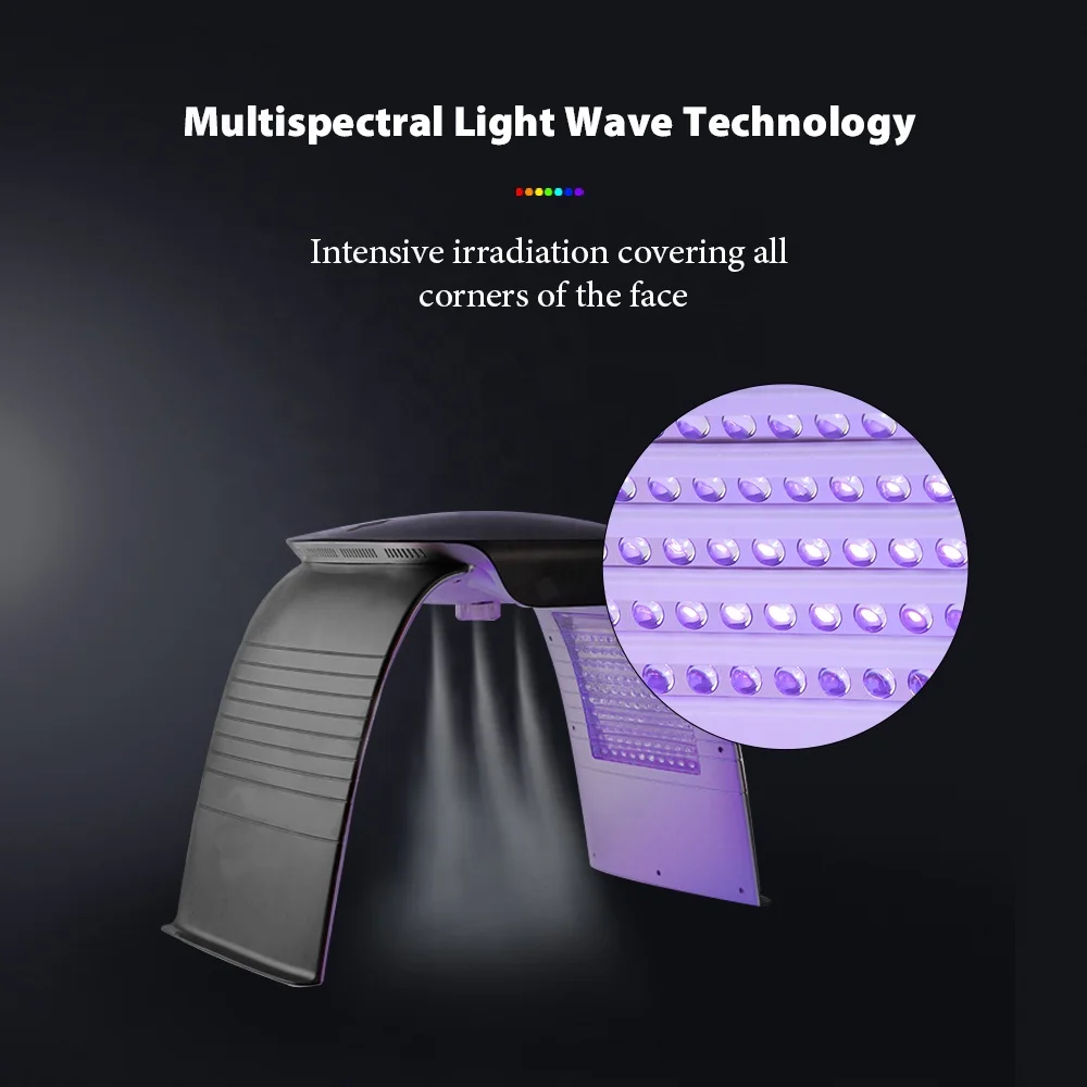 2021 фотодинамическая терапия светодиодная световая терапия светодиодная pdt с распылителем потокового тумана