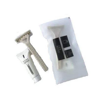 
Natural wheat straw disposable shaving razor for hotel 