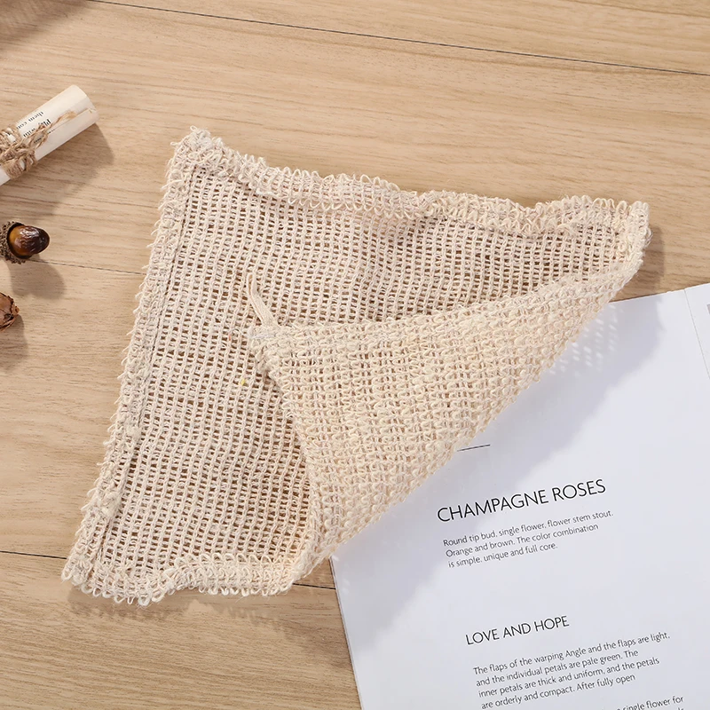 High Quality Hydro Loofah Sisial Hemp Jute Bath Towel Beauty Skin Exfoliating Cloth