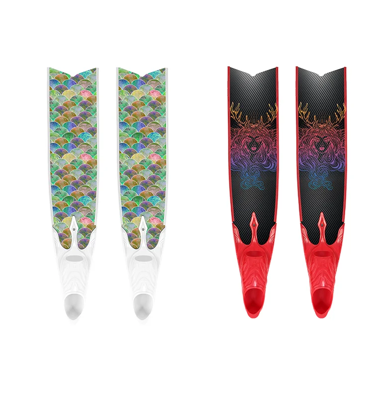 
DIVEKING Professional Adult Free Diving Carbon Fiber Ultra Long Diving Fins Lightweight Deep Diving Fins 