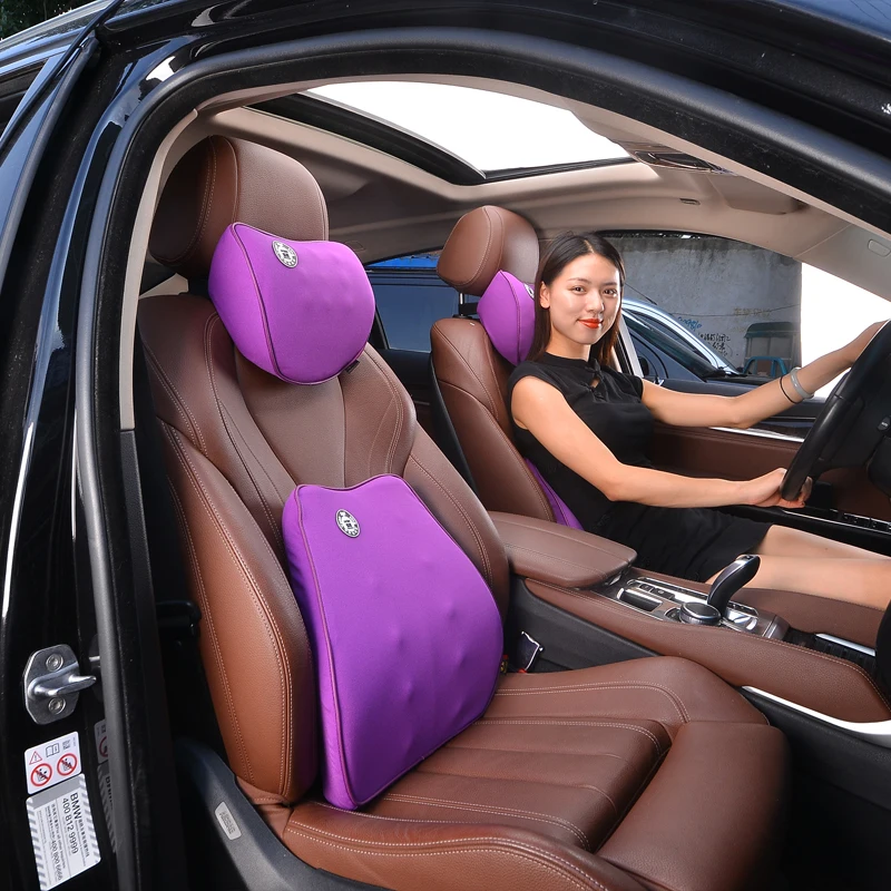 Подголовник автомобильного сиденья, модная Подушка с эффектом памяти, подушка для поддержки головы и шеи, подушка для поддержки поясницы автомобильного сиденья, подушка для поддержки шеи, модная подушка