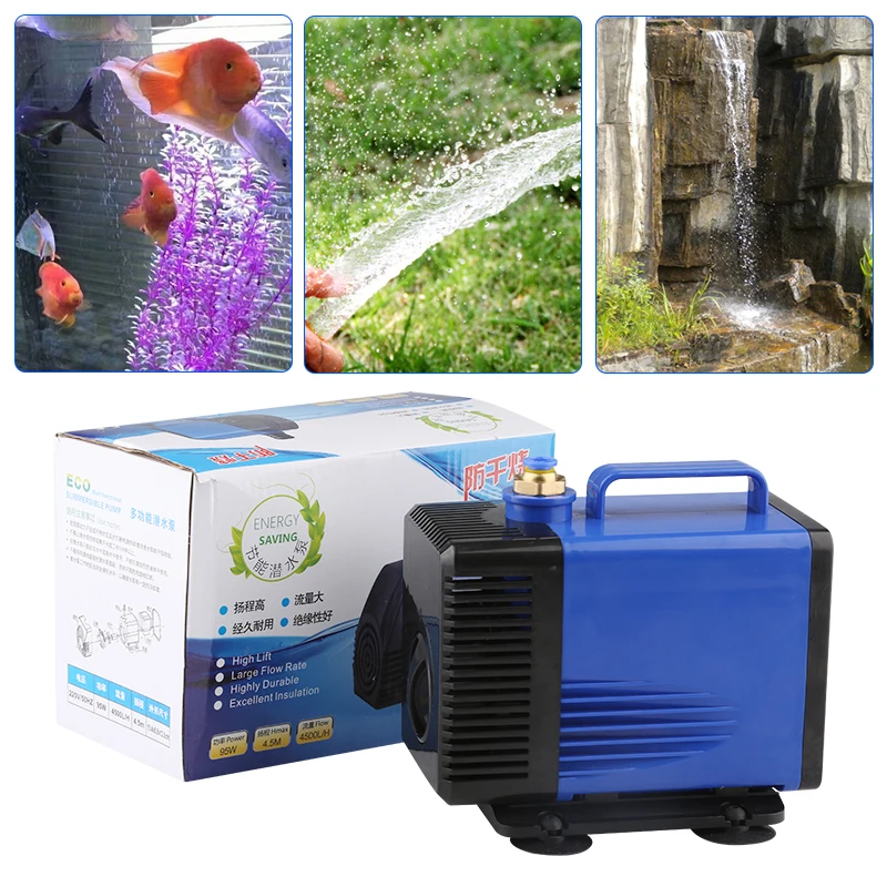 3500L/H 80w Spindle Cooling Submersible Pump 3.5m for Machine Tool Cooling Aquarium Fish Culture