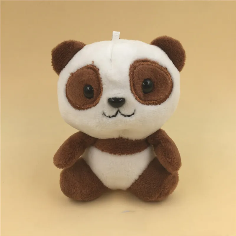 Best Selling Cartoon Cute Animals Pendant Baby Soft Stuffed Plush Toys Panda Keychain