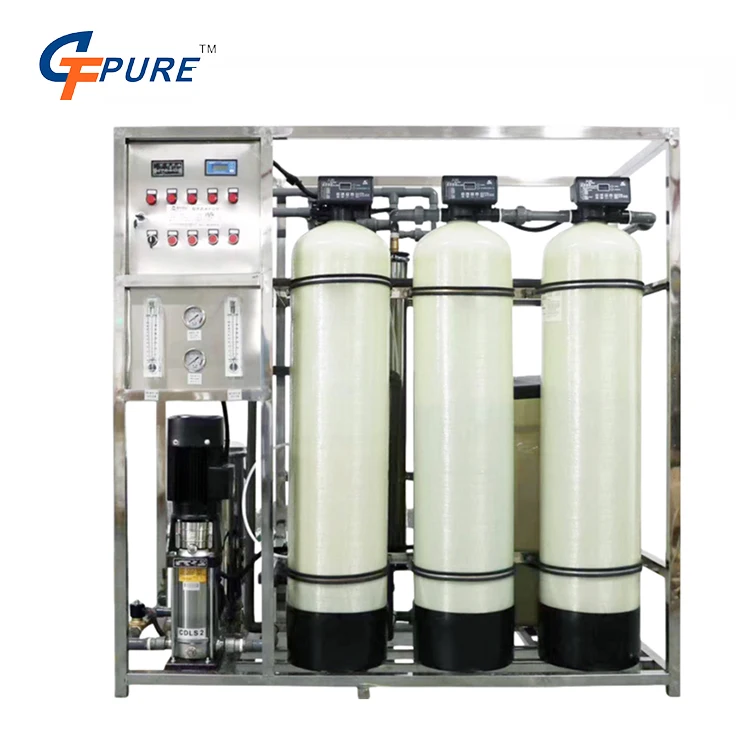 RP Deionized Distilled Water System Purifier purification Machine for Lab water treatment everse osmosis water treatment plant