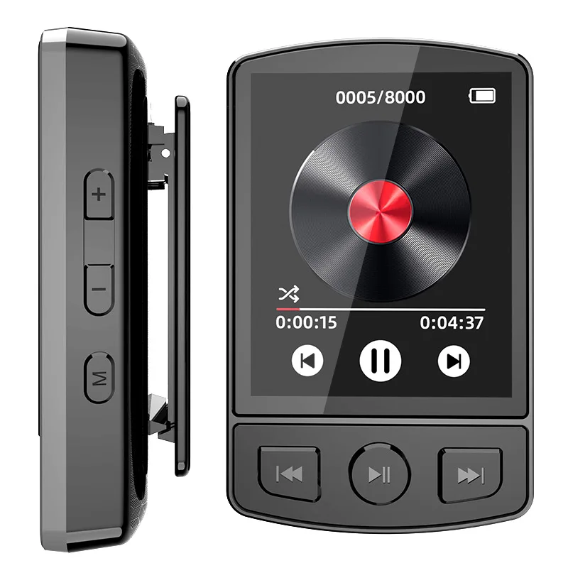 Portable wireless MP3 Player Stereo Speaker Mini MP4 Video Playback With LED Screen FM Radio Recording For Walkman