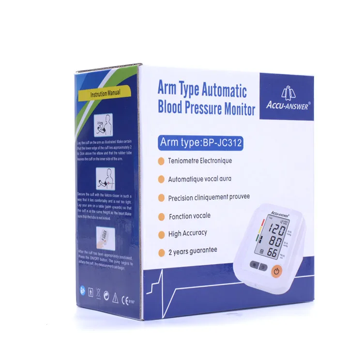 High Accurate digital arm type Blood Pressure gauge Analyzer measuring device Machine bp meter sphygmomanometer