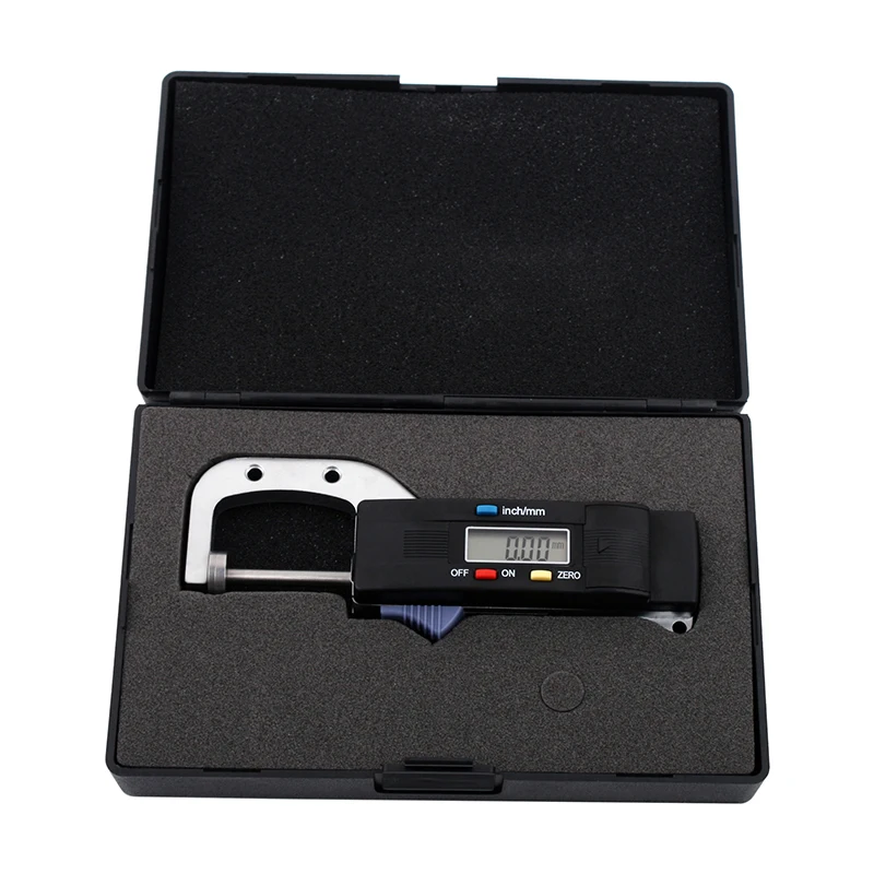 High accuracy micrometer 0-25mm diamond gem pearls measuring and gauging tools digital thickness gauge
