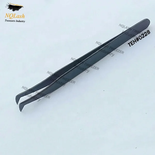 
Diamond Grip Plasma Gold Color Eyelash Extension Tweezers / Russian Volume Tweezers Custom Private Label 