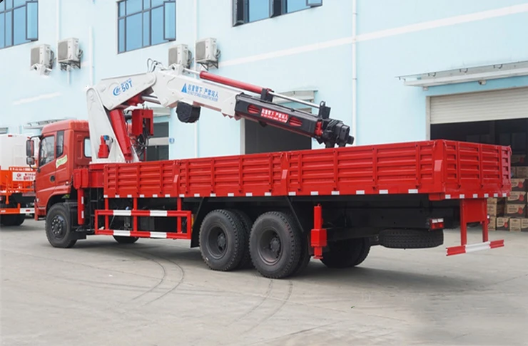 6*4 Dongfeng 50 ton lifting cranes price