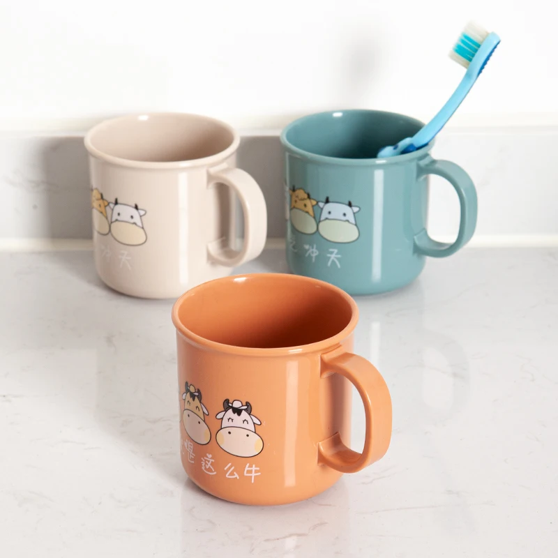 factory directly customized logo lovely reusable wine cup with handle mug wholesalers coffee kids plastic cups