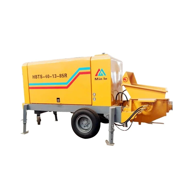 Fast Delivery Warranty 12 Months Floor Screed 100m3h Trailer Diesel Concrete Line Pump Manufacteor , Concrete Pumps