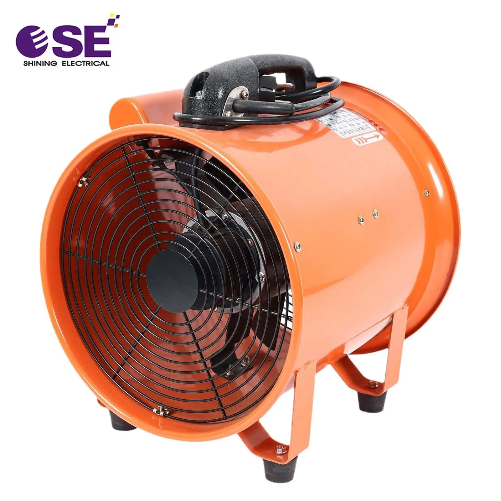 8 10 12 14 16 20 inch heavy-duty cylinder industrial portable blower axial exhaust fan